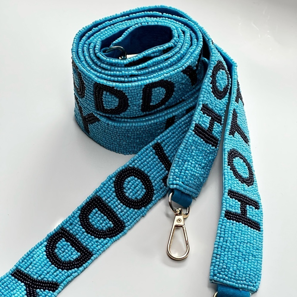 “Hotty Toddy” Ole Miss Beaded Purse Strap - Picture 3 of 6